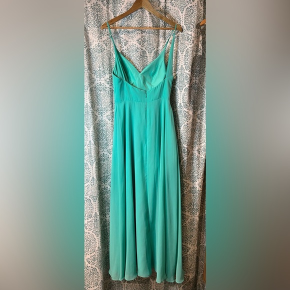 Azazie Formal Dress Gown in Spa Green - Picture 9 of 12